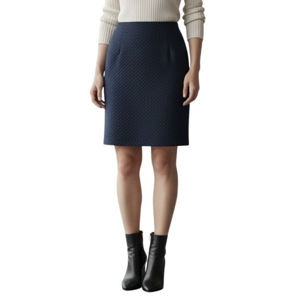 Textured Pencil Skirt Medium Classic Career Casual Office Party Sexy Forever 21